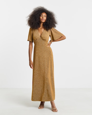 Twisted Wunder Ziggy Galaxy Foil Maxi Dress