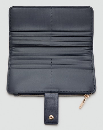 Mango Large Wallet With Logo Print