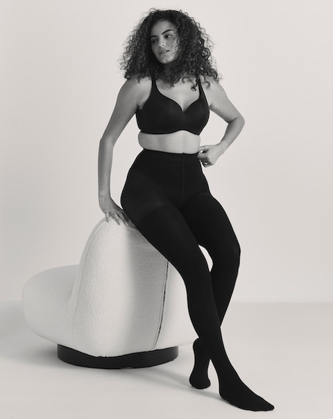 Pretty Secrets (1 Pair) Thermal Shaping 200 Denier Tights Black