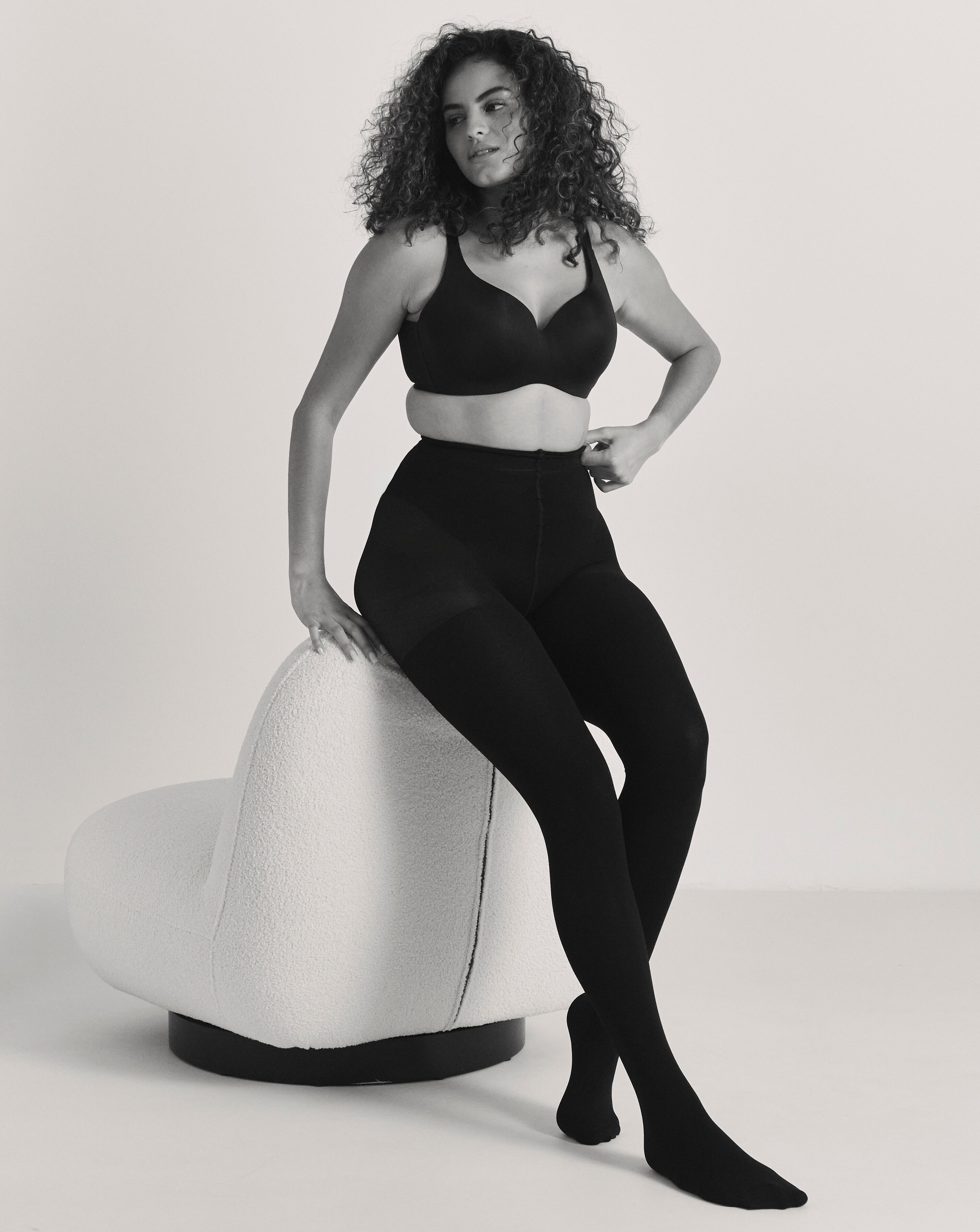 Pretty Secrets (1 Pair) Thermal Shaping 200 Denier Tights Black