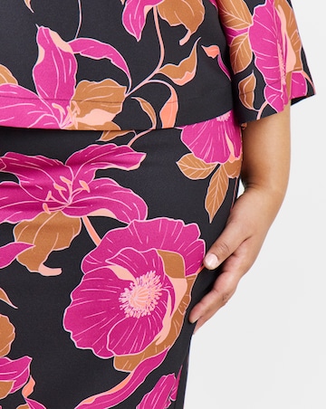 Joanna Hope Printed Crepe Skirt