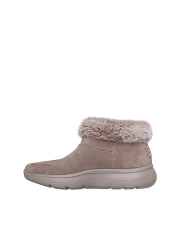 Skechers Taupe On The Go Encore Snow Capped Boots - Wide Fit (E)