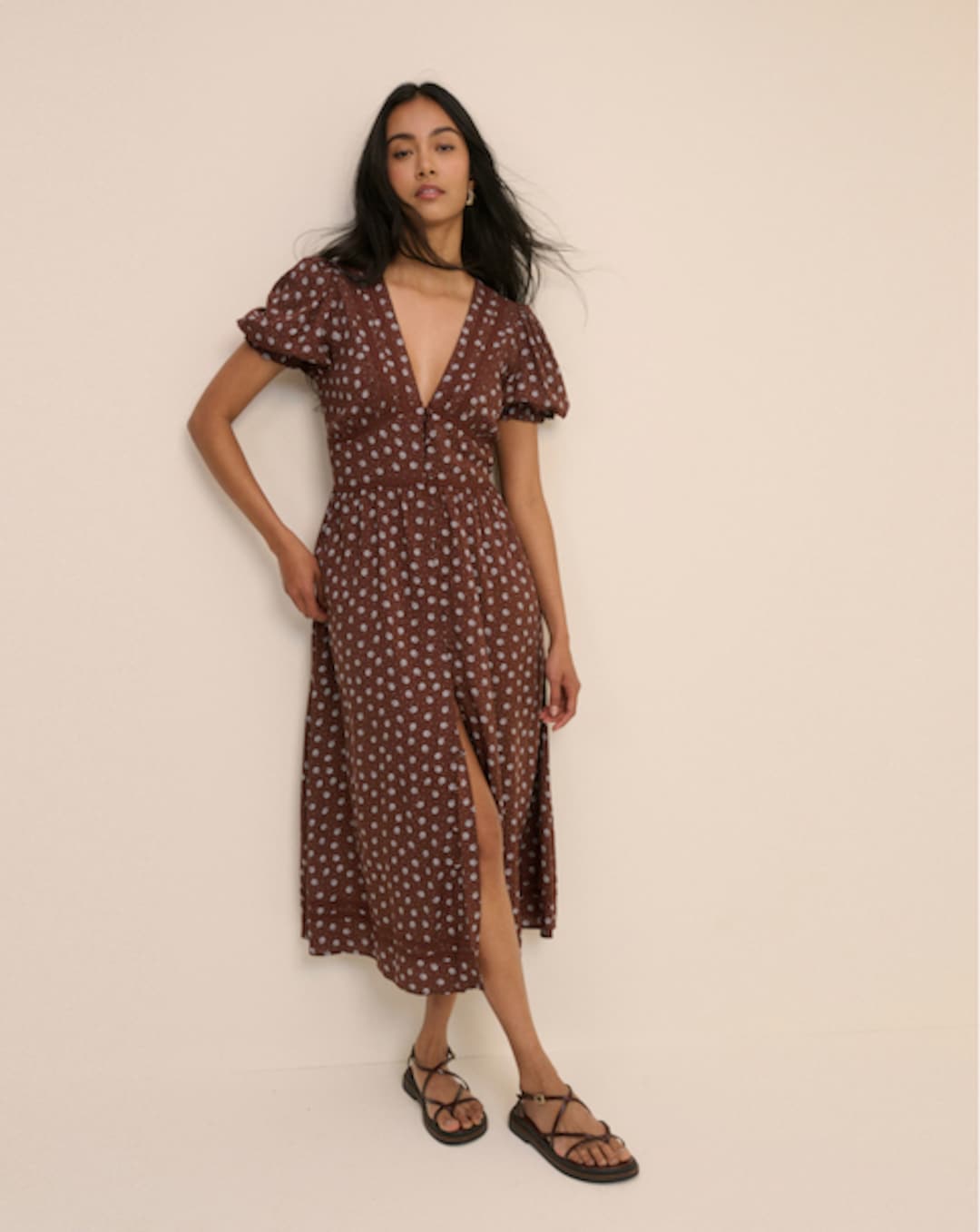 long chiffon dresses with sleeves Sleeve Gown by Cinderella Divine CD0192 covered buttons at the QANSI Women Cotton Linen Beach Essentials Color:As Photo(Pink)