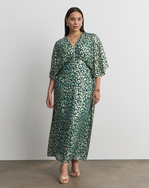 Joanna Hope Metallic Animal Dress