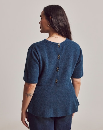 Julipa Peplum Short Sleeve Jumper