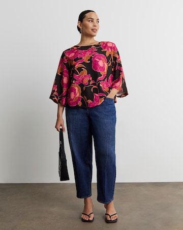 Joanna Hope Printed Crepe Blouse
