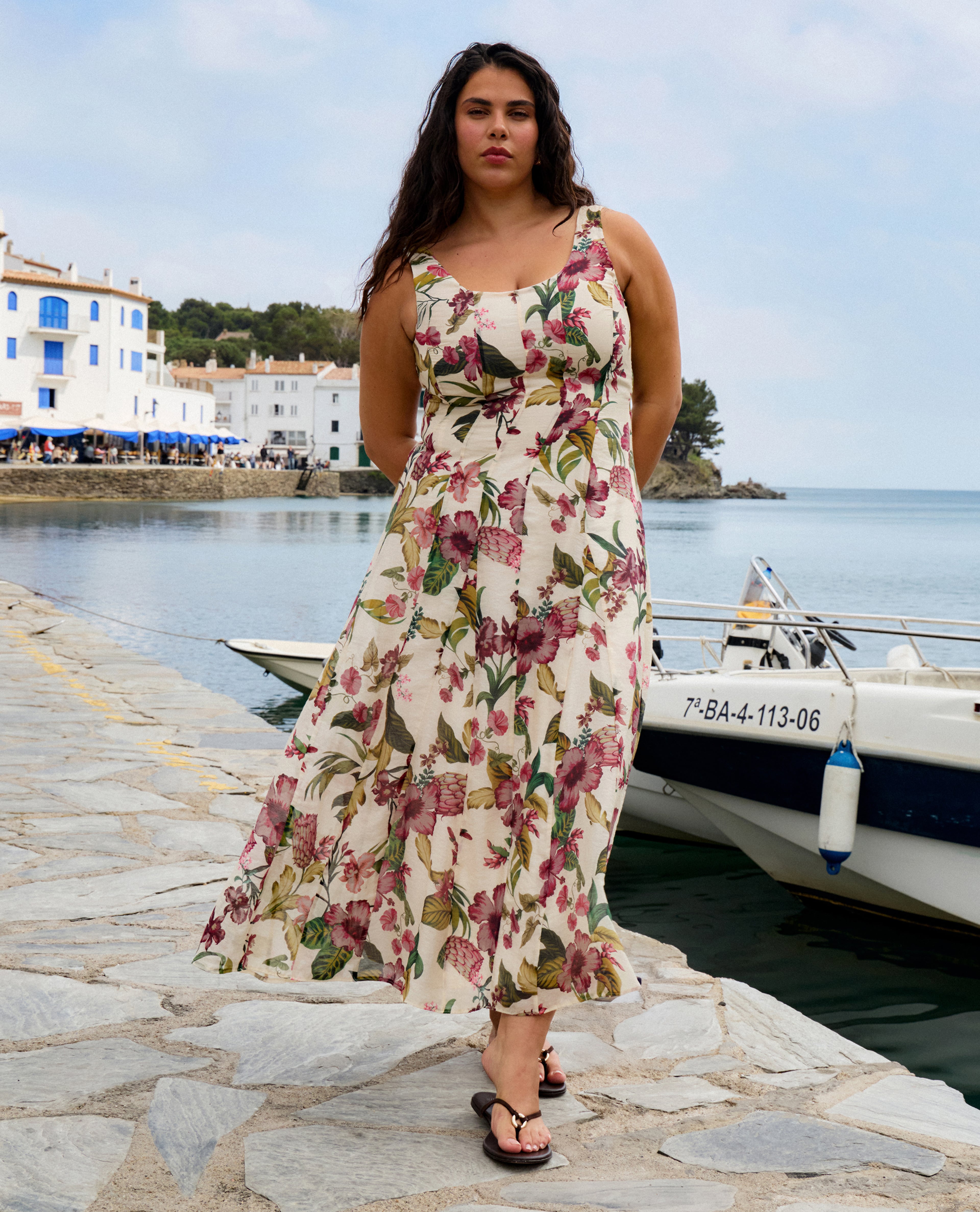 Floral dress from Joanna Hope