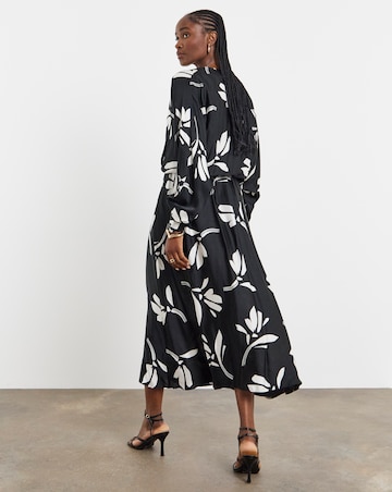 Joanna Hope Wrap Front Batwing Dress
