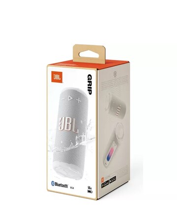 JBL Grip Compact Bluetooth Speaker - White
