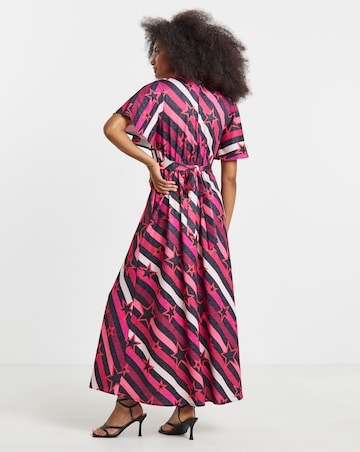 Twisted Wunder Ziggy Star Stripe Lurex Maxi Dress