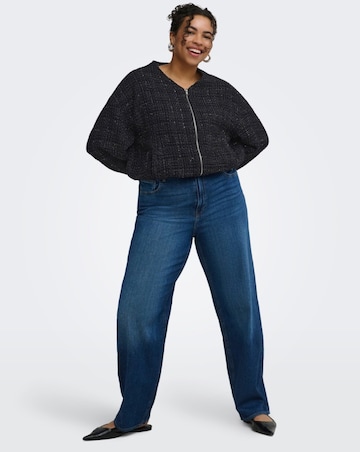 ONLY BOUCLE GLITTER BOMBER