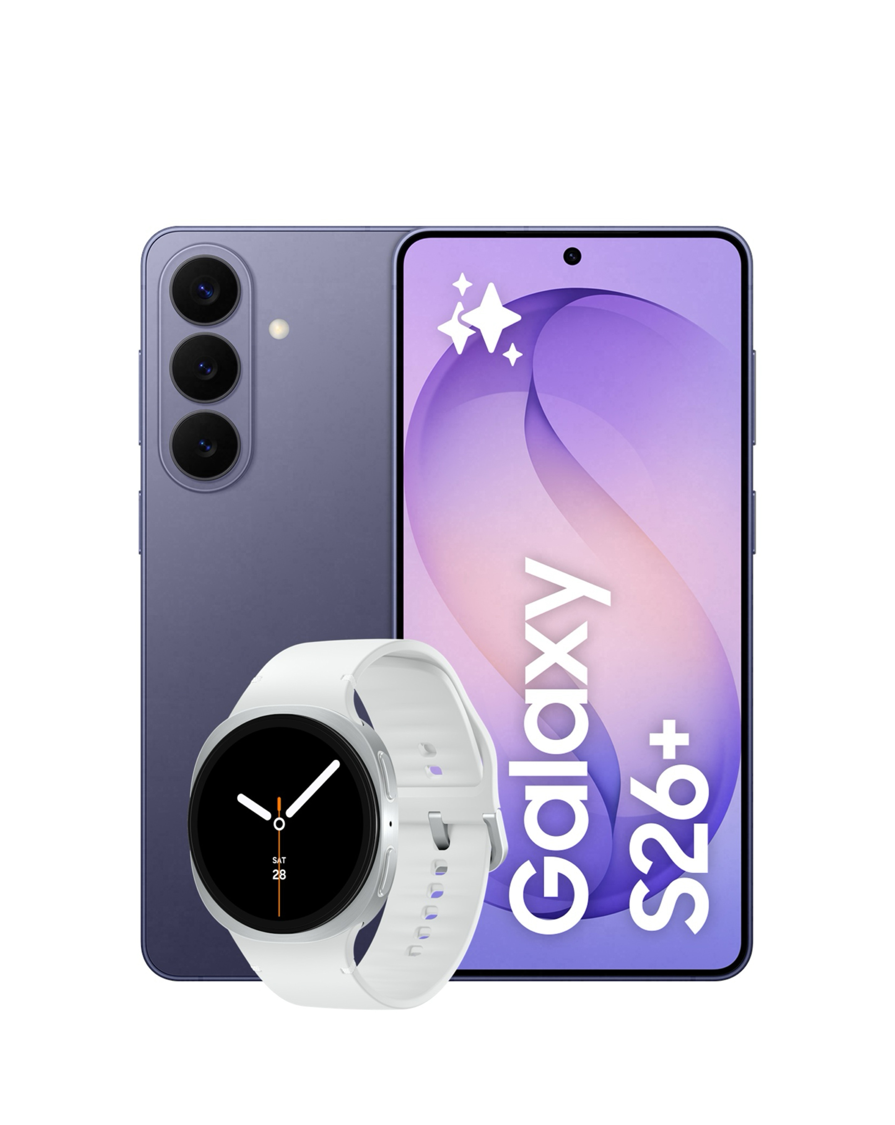 Samsung Galaxy S26+ 512GB (Cobalt Violet) & Galaxy Watch8 44mm BT