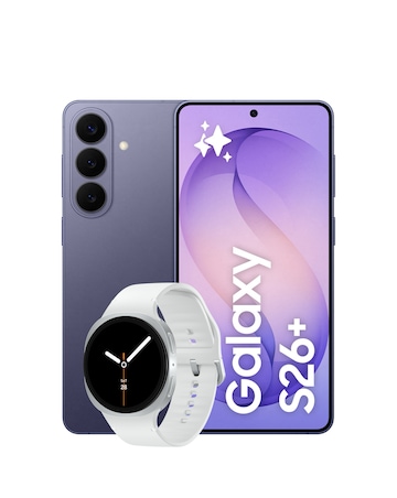 Samsung Galaxy S26+ 512GB (Cobalt Violet) & Galaxy Watch8 44mm BT bundle