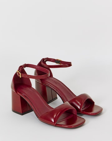 Coco Barely There Block Heel Sandals - Extra Wide Fit (EEE)