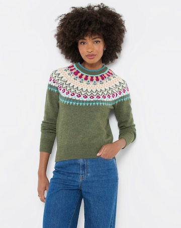 Joe Browns Tilly Floral Fairisle Jumper