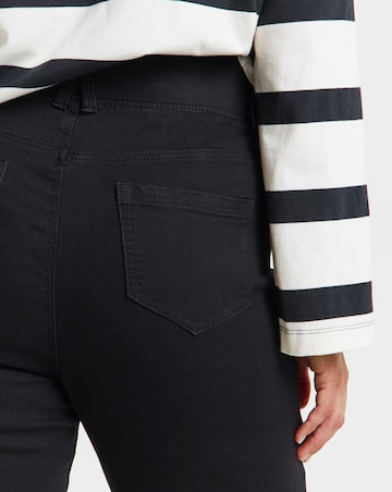 Black Stretch Slim Pull On Jeggings