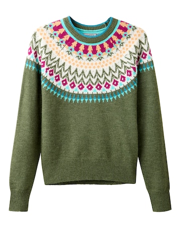Joe Browns Tilly Floral Fairisle Jumper