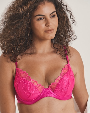 Ann Summers Floral Fling Padded Plunge Mid Pink