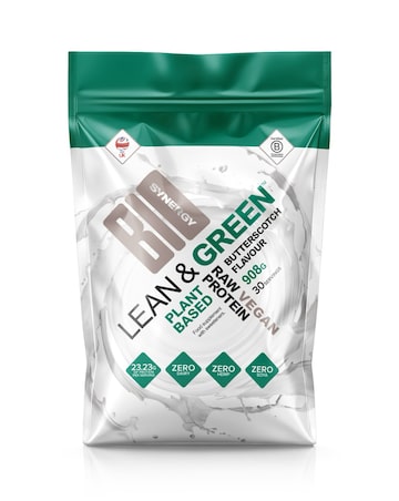 Bio-Synergy Lean & Green Vegan Protein Powder Butterscotch - 908g