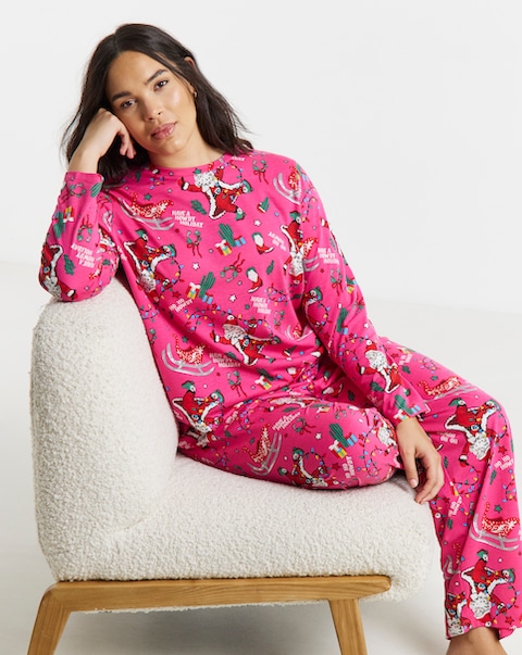 Pretty Secrets Value Disco Santa Pyjama Set