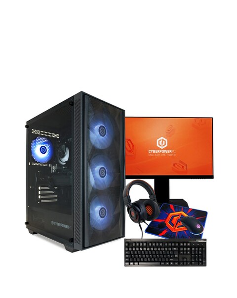 CyberPowerPC Sylph AMD Ryzen 5 8500G, 16GB RAM, 1TB NVMe SSD, Gaming Bundle
