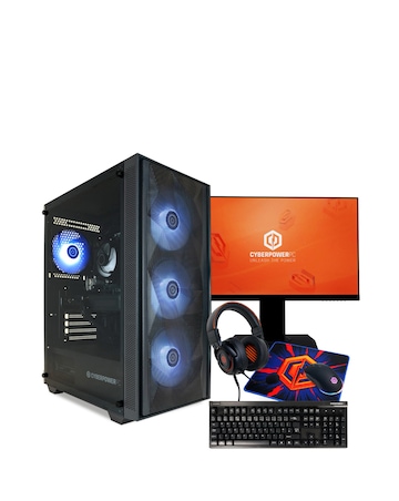 CyberPowerPC Sylph AMD Ryzen 5 8500G, 16GB RAM, 1TB NVMe SSD, Gaming Bundle