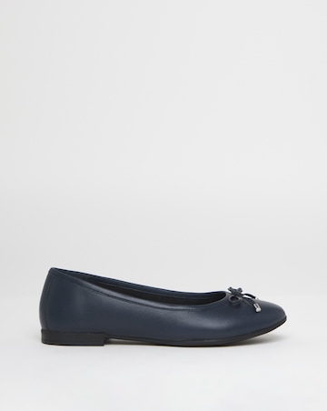Pine Classic Leather Ballerinas - Extra Wide Fit (EEE)