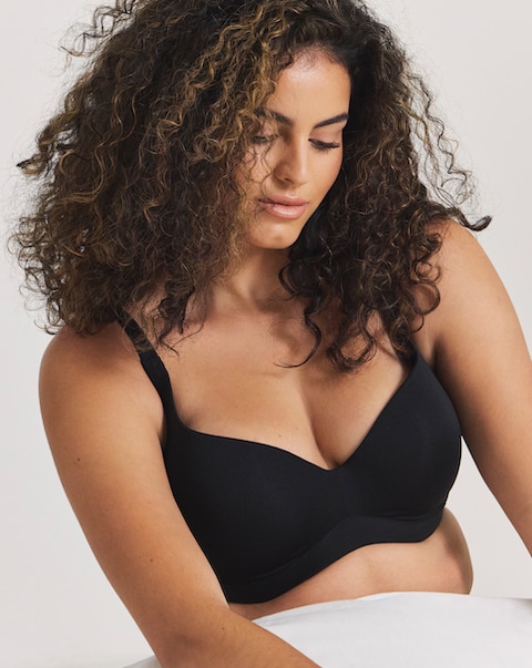 MAGISCULPT Smooth & Sculpt Ultimate Comfort Wired T-Shirt Bra (B-F) Black