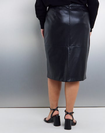 Simply Be PU Pencil Skirt