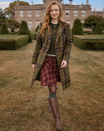 Joe Browns Tessa Asymmetric Check Coat