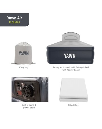 Yawn Single Airbed (with custom fitted sheet)