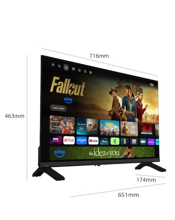 Toshiba 32WF2653DB 32in 4k HDR Fire Smart TV with Freely
