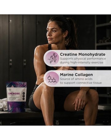 Bio-Synergy Active Woman Energise Creatine & Collagen Supplement Powder - 150g
