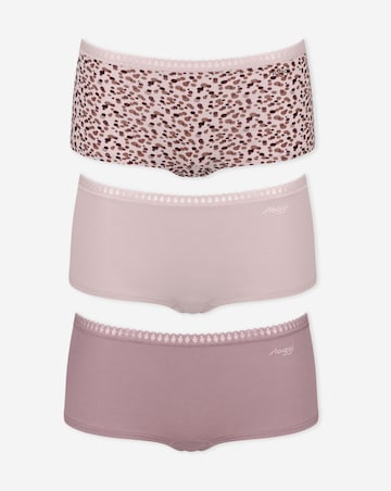 Sloggi Go Crush 3 Pack Short Knickers
