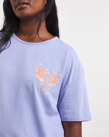 Simply Be Value Pyjama Short Set Shrimp Print