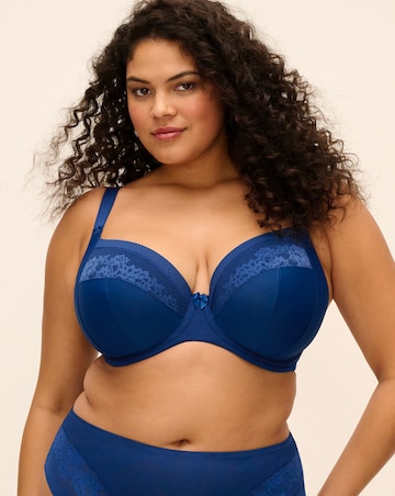 Elomi Nerina Plunge Wired Stretch Bra Navy
