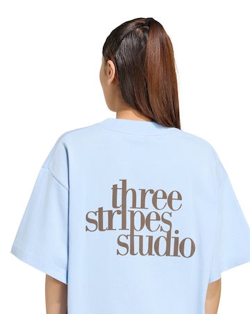 adidas 3 Stripe Studio Graphic T-Shirt