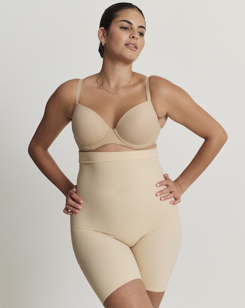 MAGIC Bodyfashion Firm Control Maxi Sexy Hi Bermuda Latte