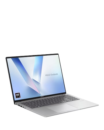 ASUS Vivobook 16 Laptop - 16in WUXGA Ryzen AI 5 16GB 512GB - Silver