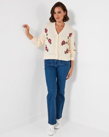 Joe Browns Fabulous Floral Embroidered Cardigan