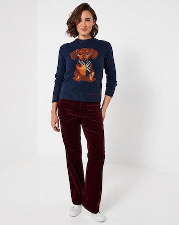 Joe Browns Trixie Embroidered Sausage Dog Jumper