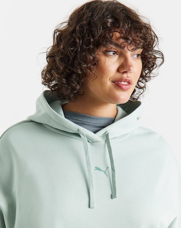 PUMA Essential Centered Cat Logo Relaxed Hoodie Full Length