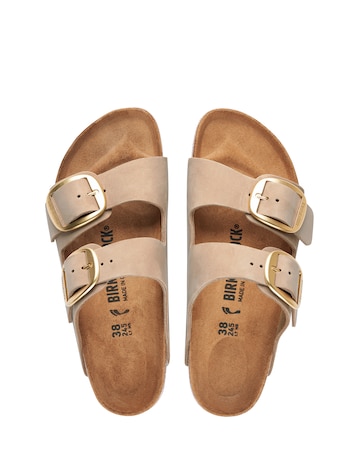 Birkenstock Arizona Sandcastle Nubuck Big Buckle Sandals - Standard Fit (D)