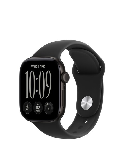 Apple Watch Series 12 GPS 42mm - Black Aluminium/Black Sport Band - S/M