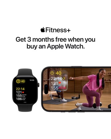 Apple Watch Series 12 GPS 46mm - Black Aluminium/Black Sport Band - M/L
