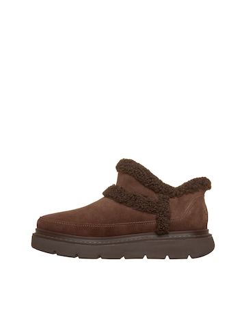 Skechers Chocolate Slip In Bobs Keepsakes Lite Boots - Standard Fit (D)