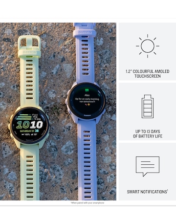 Garmin Forerunner 70 GPS Smart Watch - Whitestone