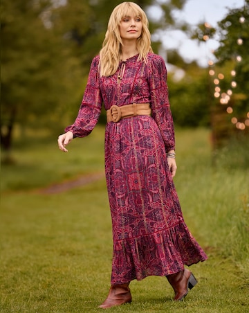 Joe Browns Beautifully Boho Long Sleeve Maxi Dress