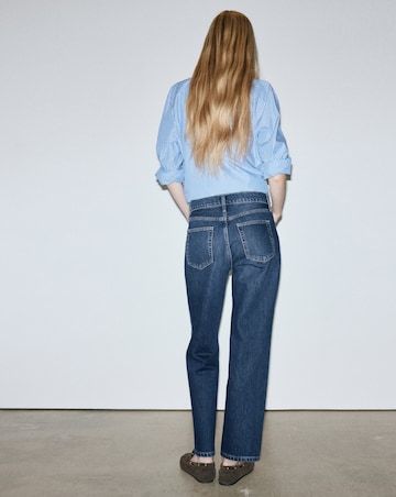 Mango Mid Rise Straight Jeans