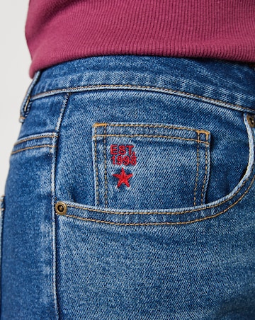 Joe Browns High Waisted Mom Jeans With Light Wash